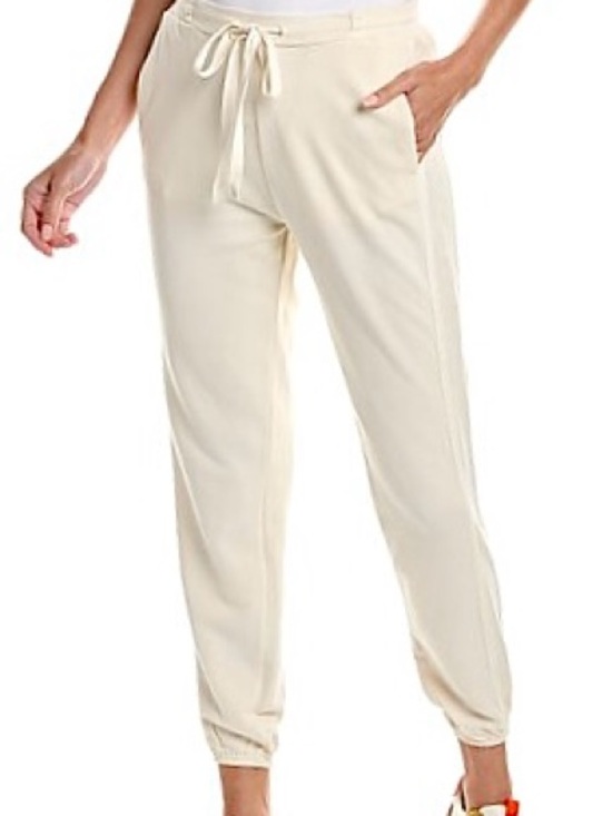 saltwater LUXE Pants - saltwater LUXE Cream Drawstring Jogger Pants